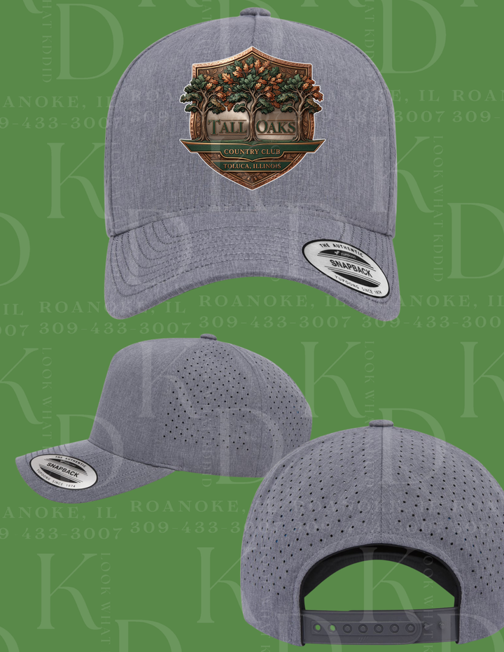 Printed Hat TALL OAKS BADGE