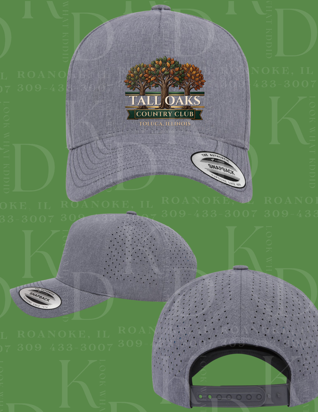 Printed Hat TALL OAKS