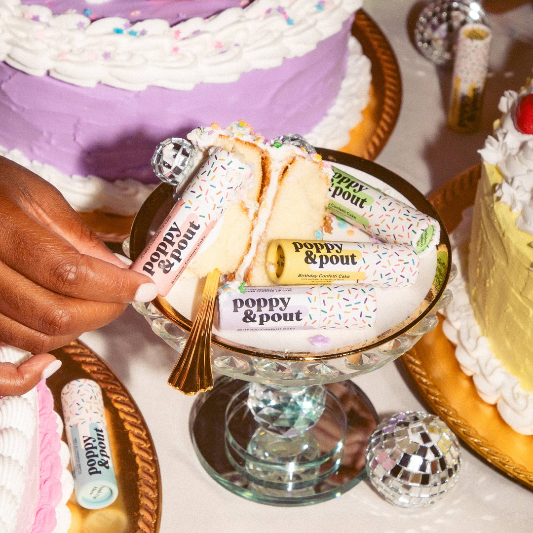 Birthday Confetti Cake, Blue