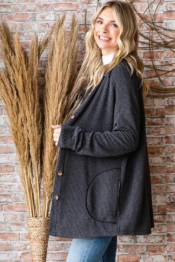 Ribbed Shacket