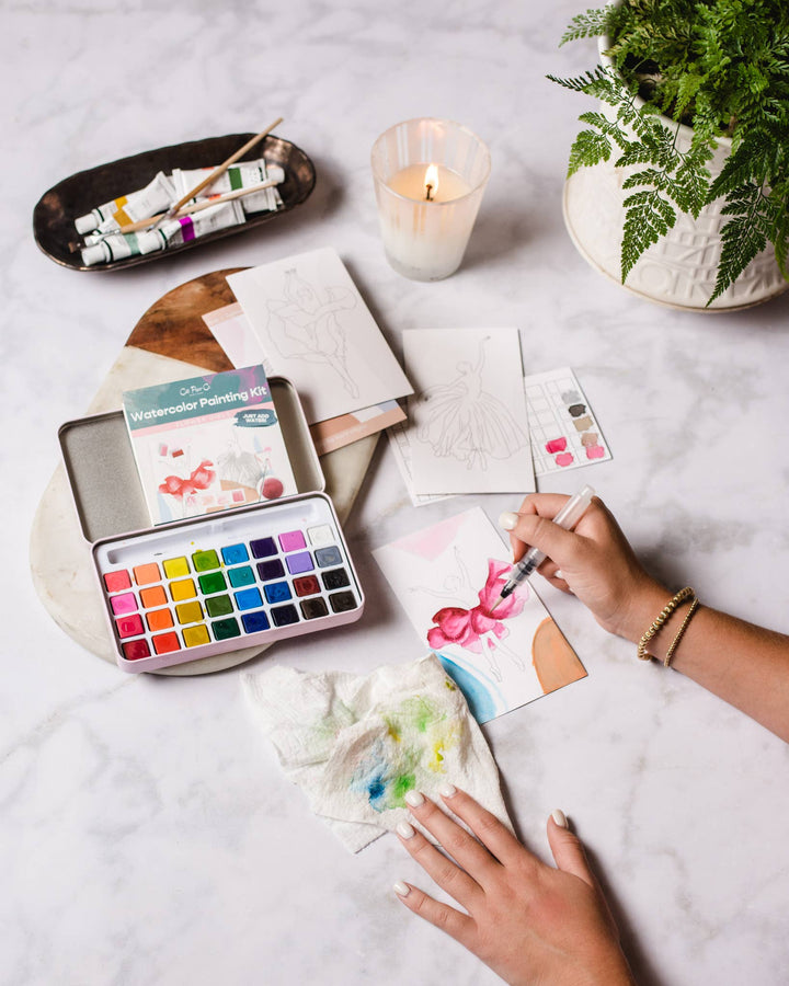 Seaside Studies watercolor painting kit