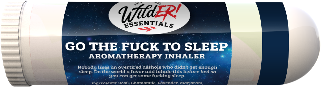 Go The Fuck To Sleep Aromatherapy Inhalers, essential oils