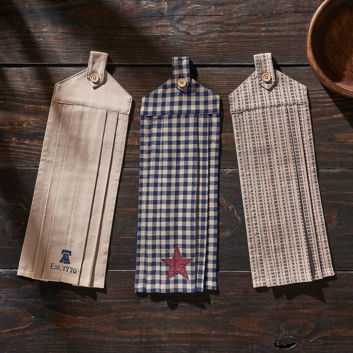 My Country Button Loop Tea Towel