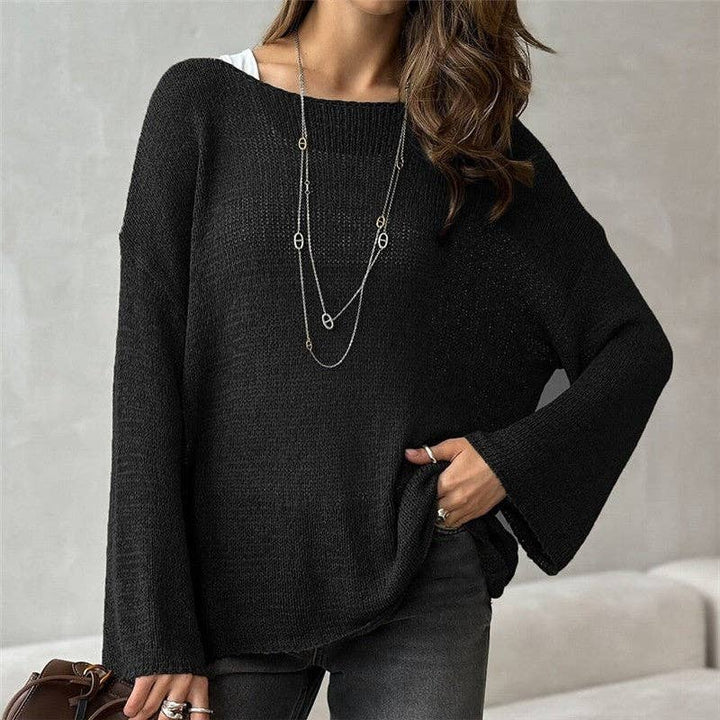 Knit Lace Long Sleeve Top