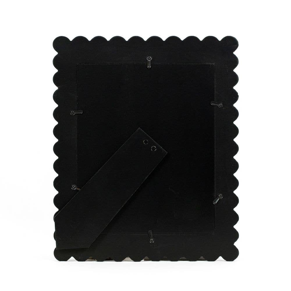 Scallop black frame