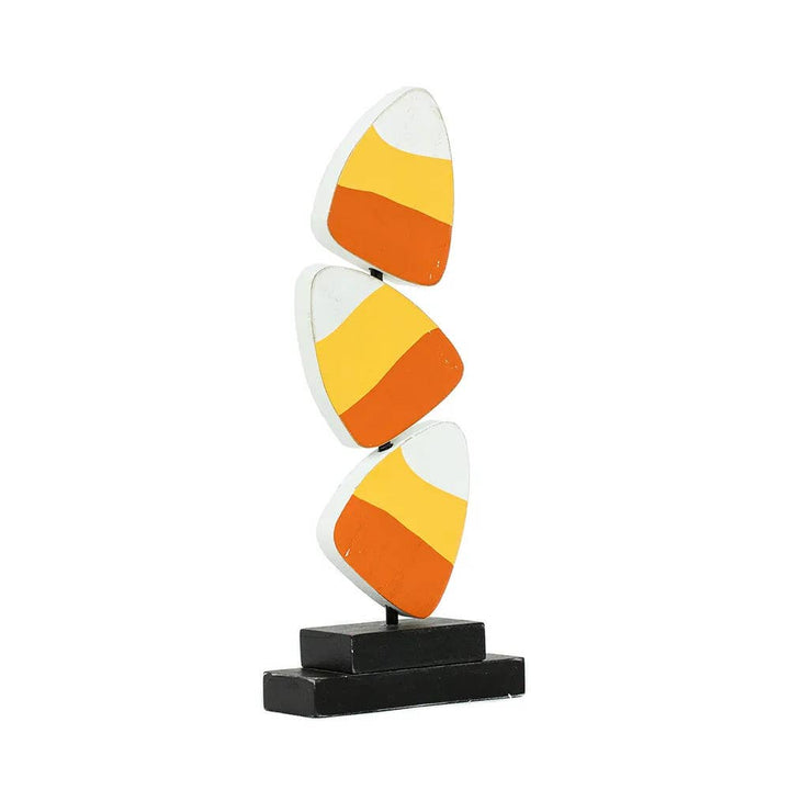 Candy corn wooden decor