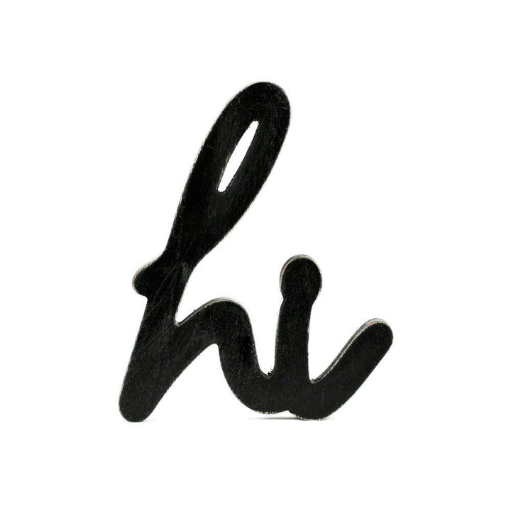 12052 - 6x7x1 wood cutout (HI) black Cowboy Home Decor