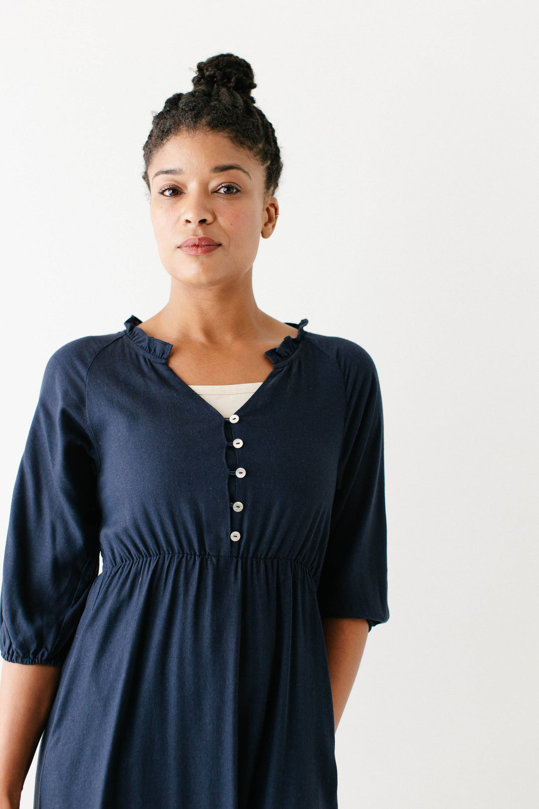 'Kenzi' Ruffle Detail Maxi Dress