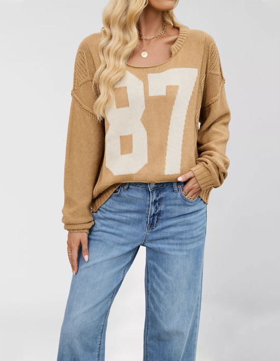 87 Oversized Knit Pullover