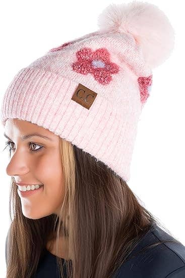 Pom Beanie -Daisy