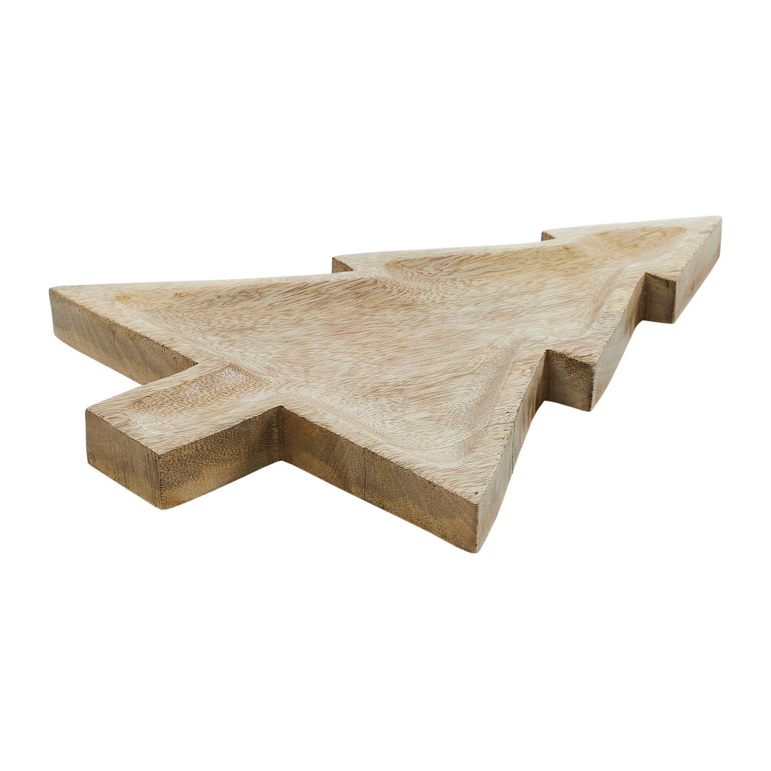 Tree-Shaped Wooden Decorative Tray