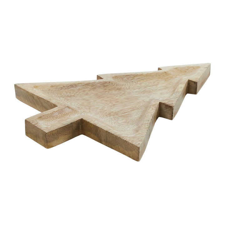 Tree-Shaped Wooden Decorative Tray