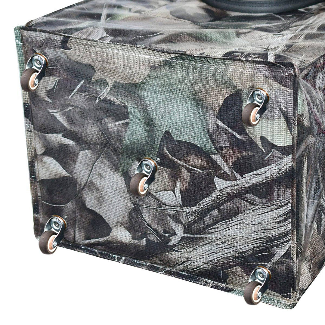 Foldable Rolling Shopping Bag with Neoprene Handle