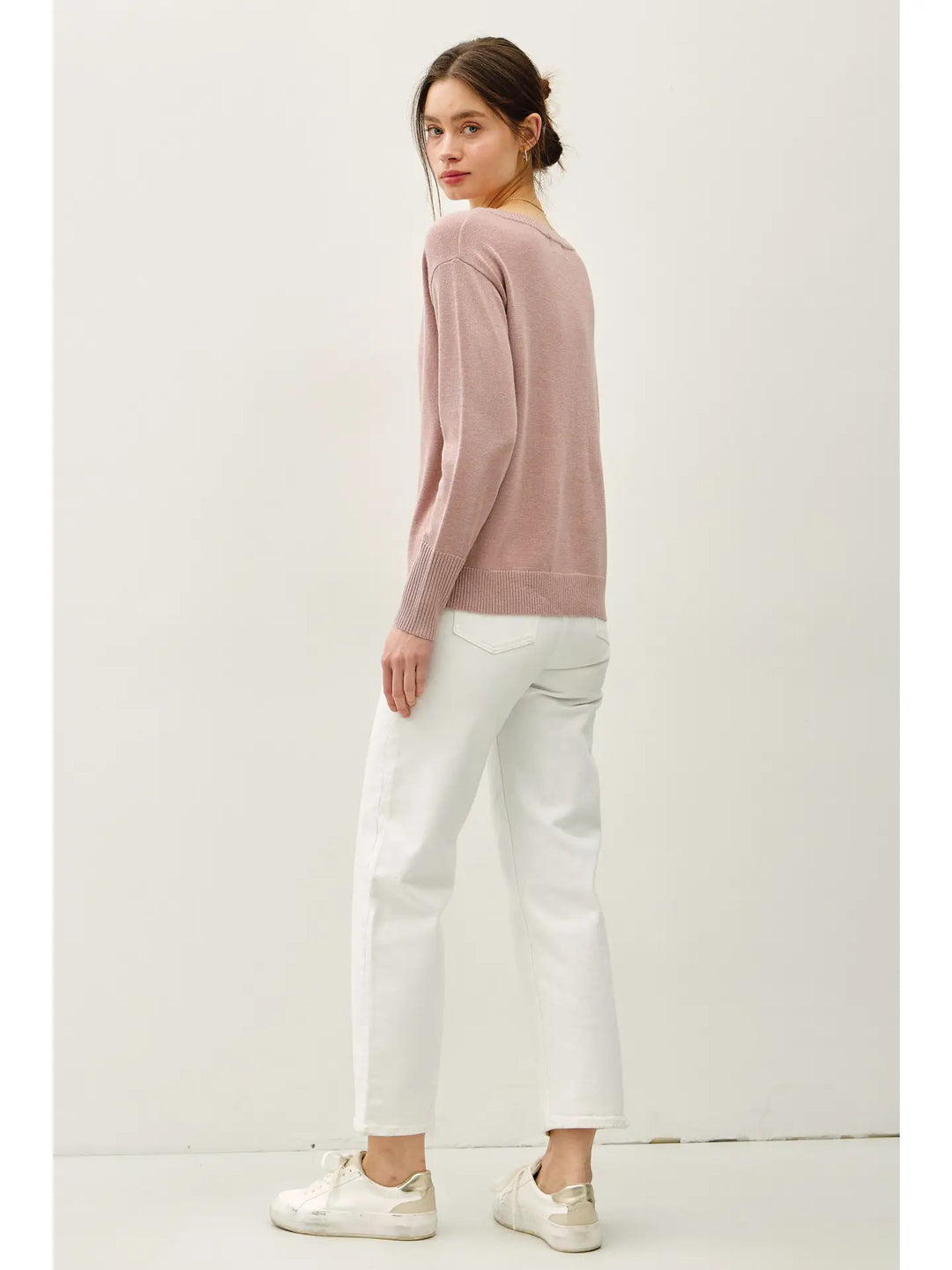 Boat neck sweater