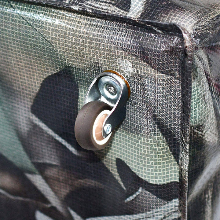 Foldable Rolling Shopping Bag with Neoprene Handle