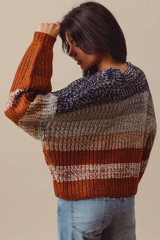 Multi Stripe Cardigan