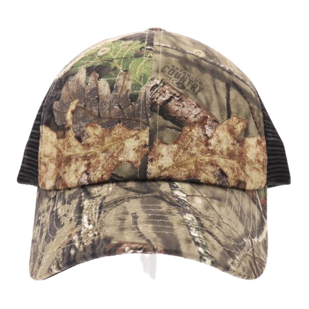 C.C MOSSY OAK Mesh Back Ball Cap