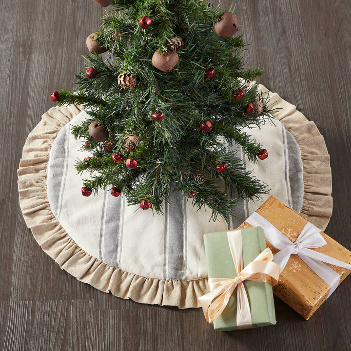 Grain Sack Stripe Tree Skirt