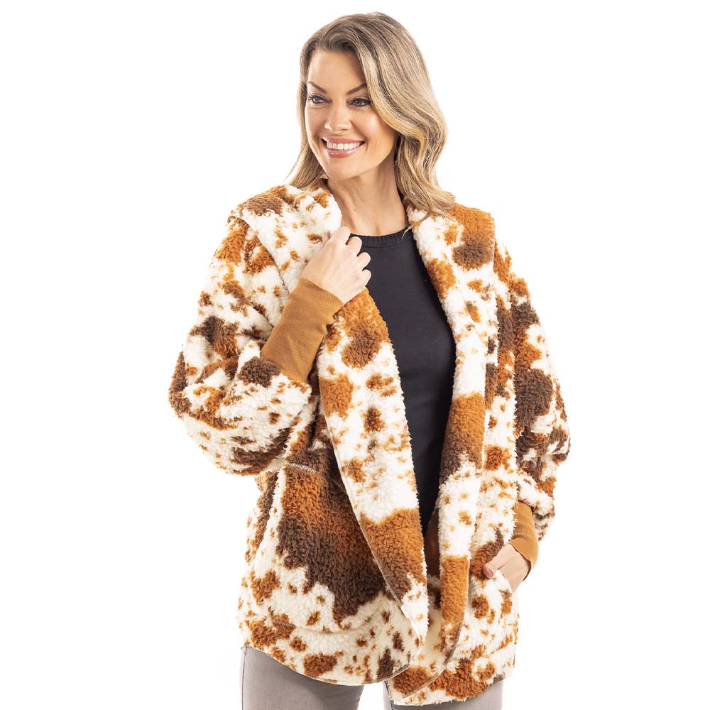 Sherpa Body Wrap/Cardigan for Women Hoodie