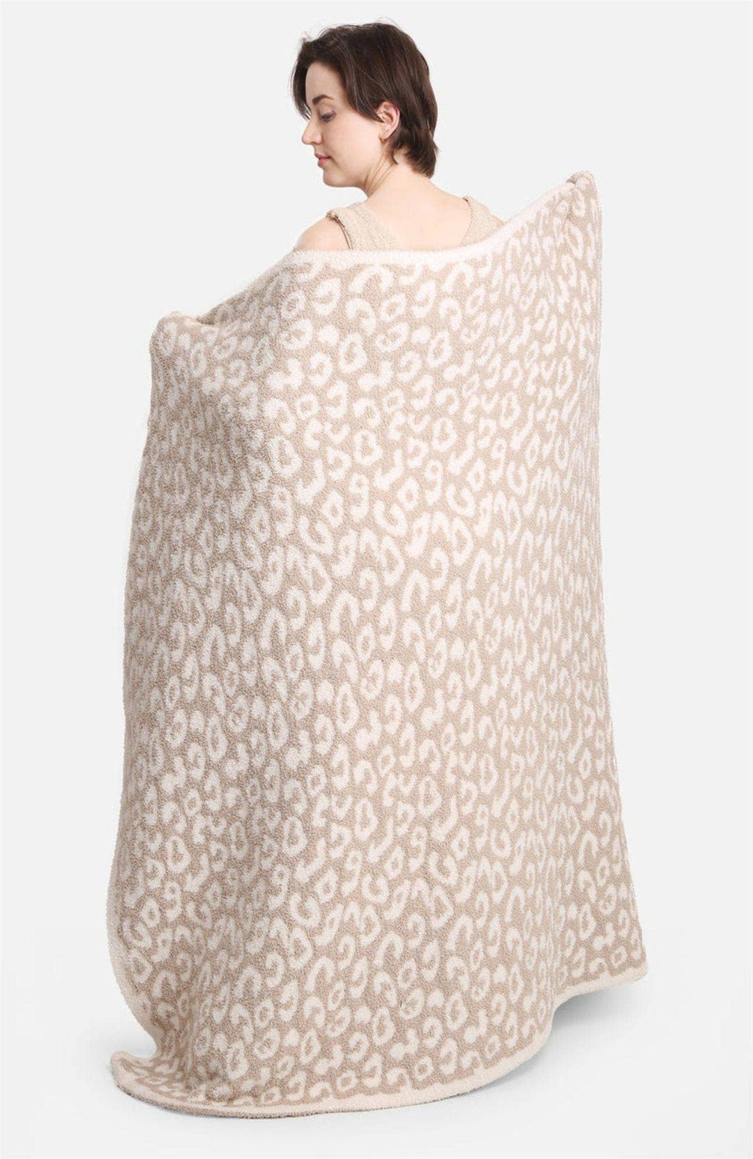 Lux Leopard Print Throw Blanket