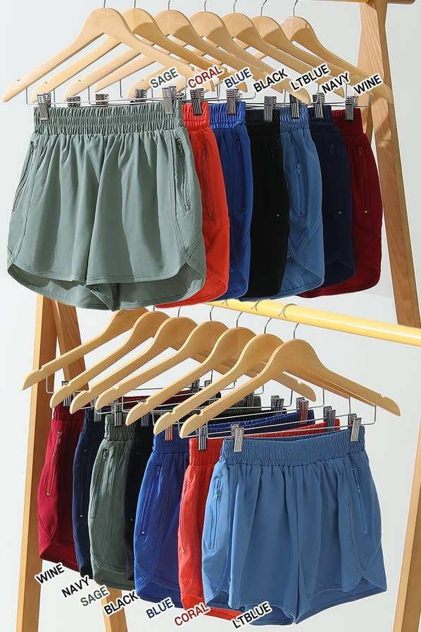 Zipper Pocket Detailed Short Pants