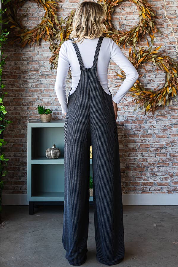 Ribbed Overalls