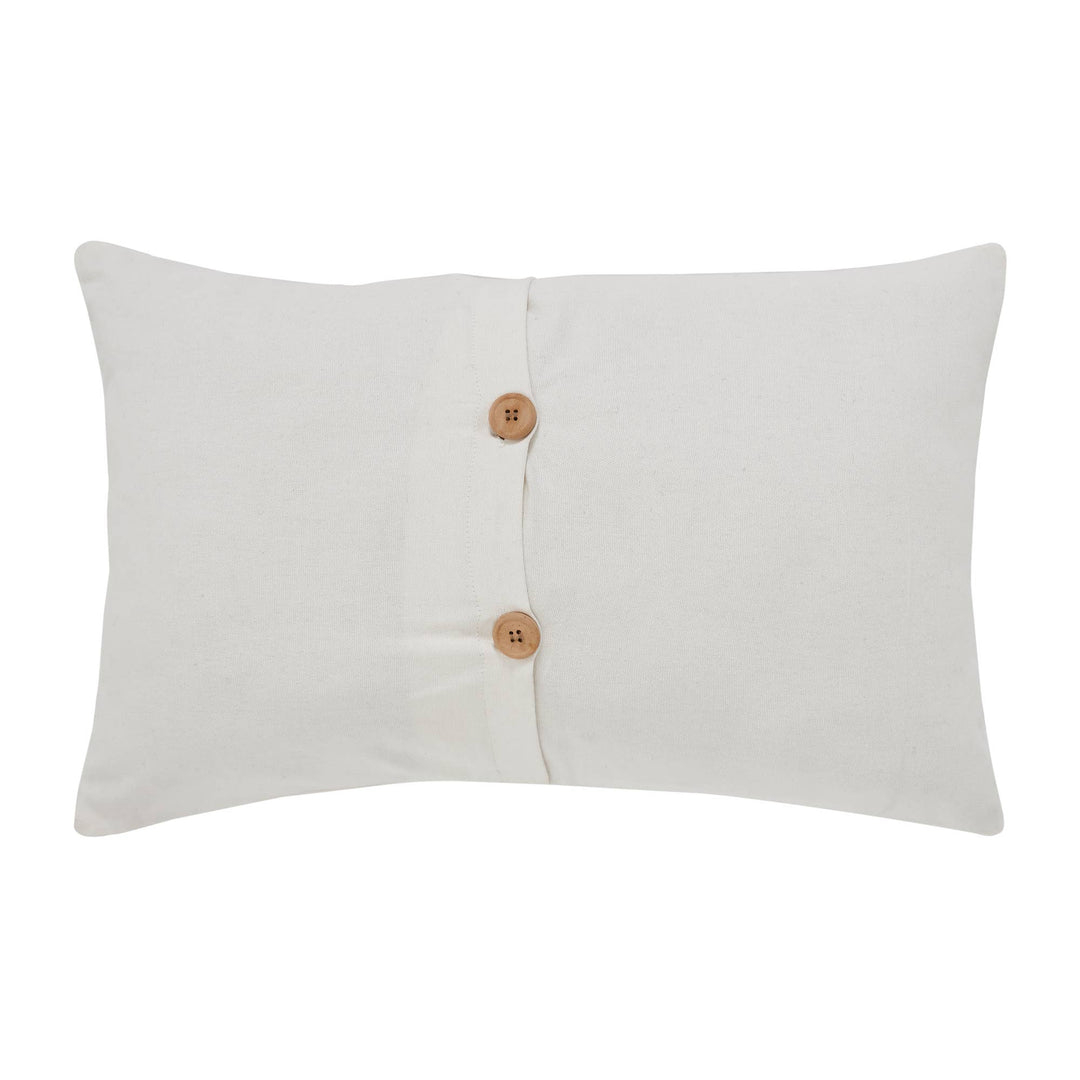 Burlap Applique Carrot Pillow 14x22