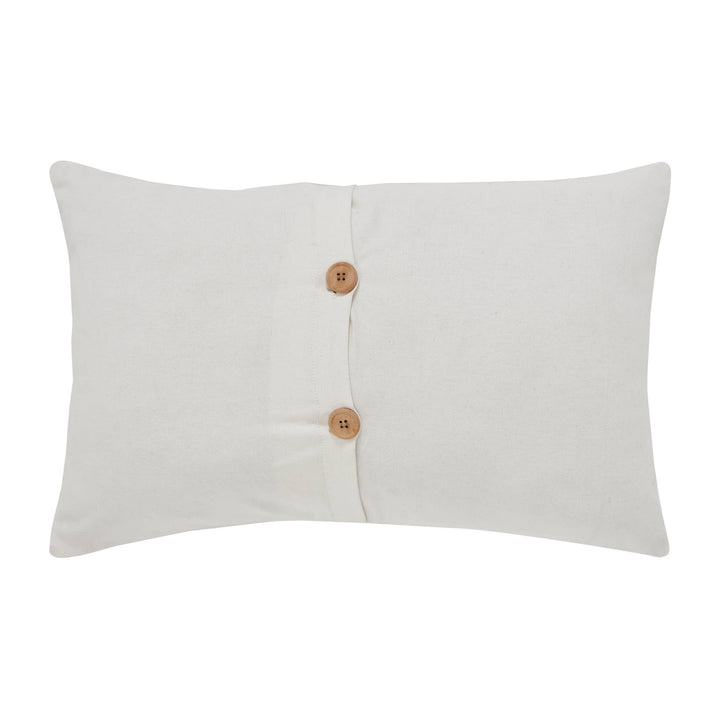 Burlap Applique Carrot Pillow 14x22