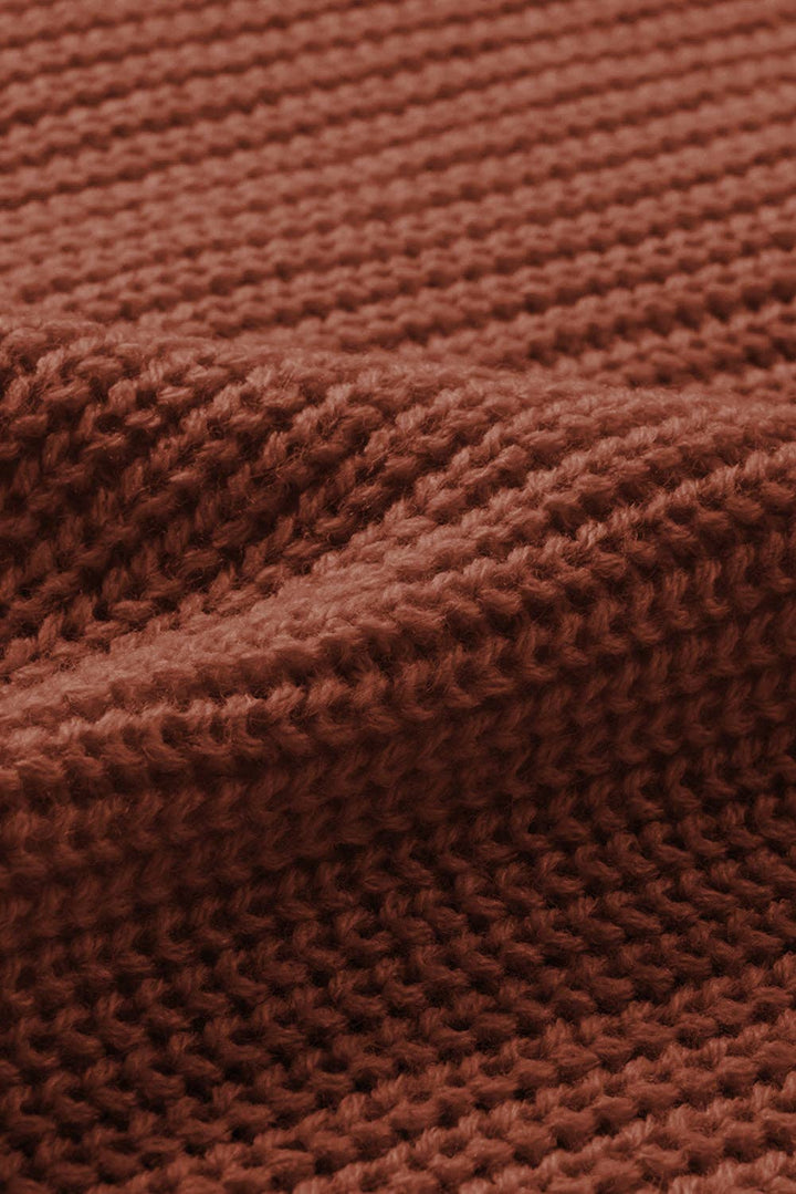 Bishop Sleeve V Neck Button Down Knit Cardigan