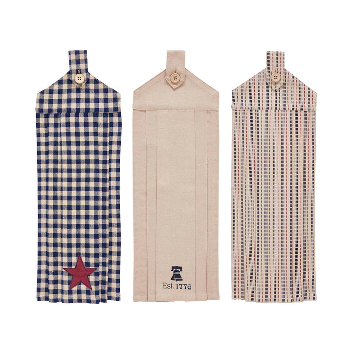 My Country Button Loop Tea Towel