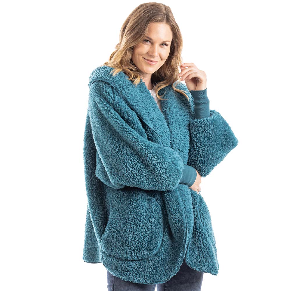 Sherpa Body Wrap/Cardigan for Women Hoodie