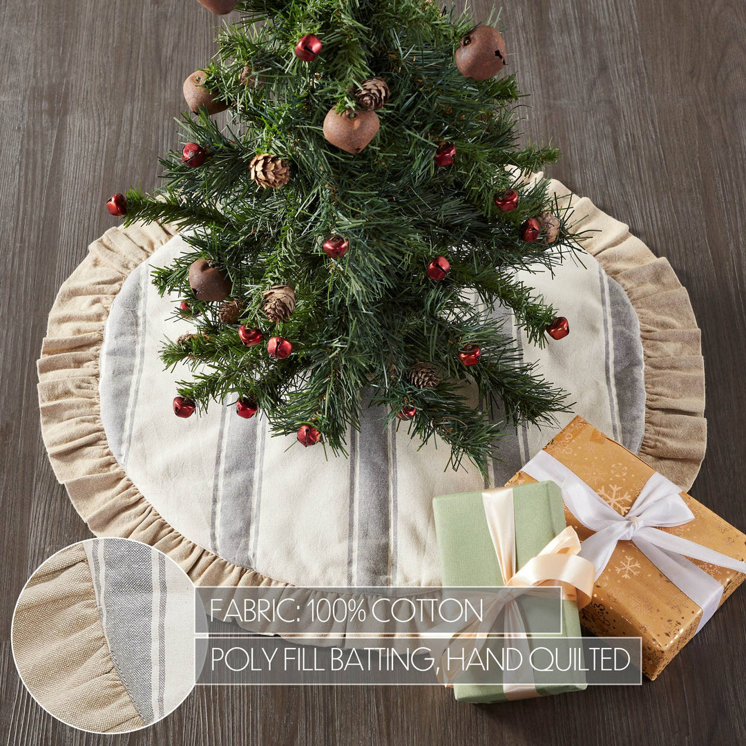 Grain Sack Stripe Tree Skirt