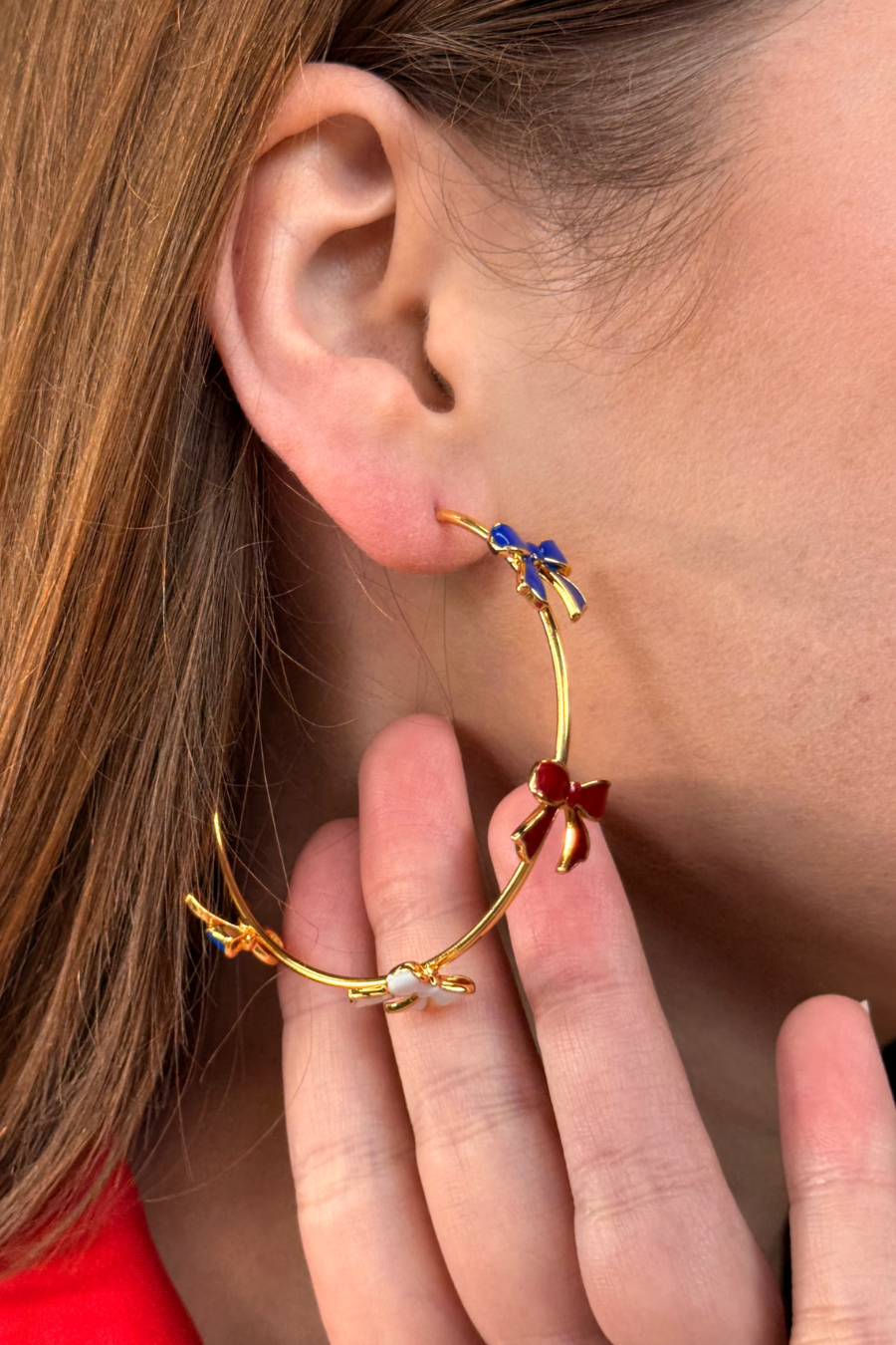 Miss Americana Hoop Earrings