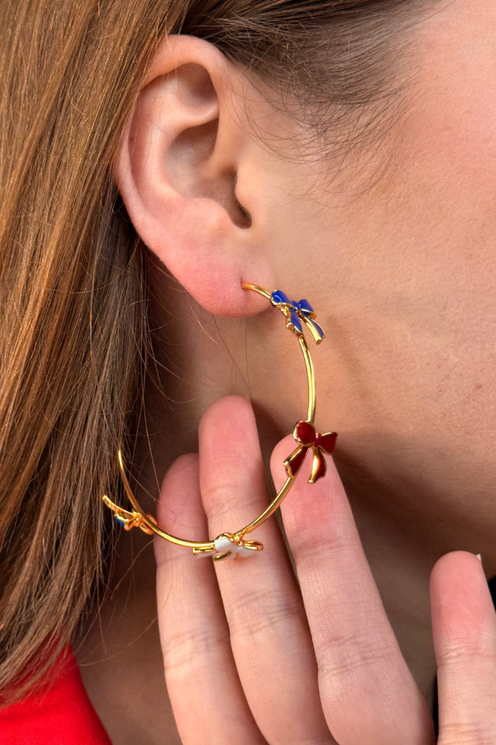 Miss Americana Hoop Earrings