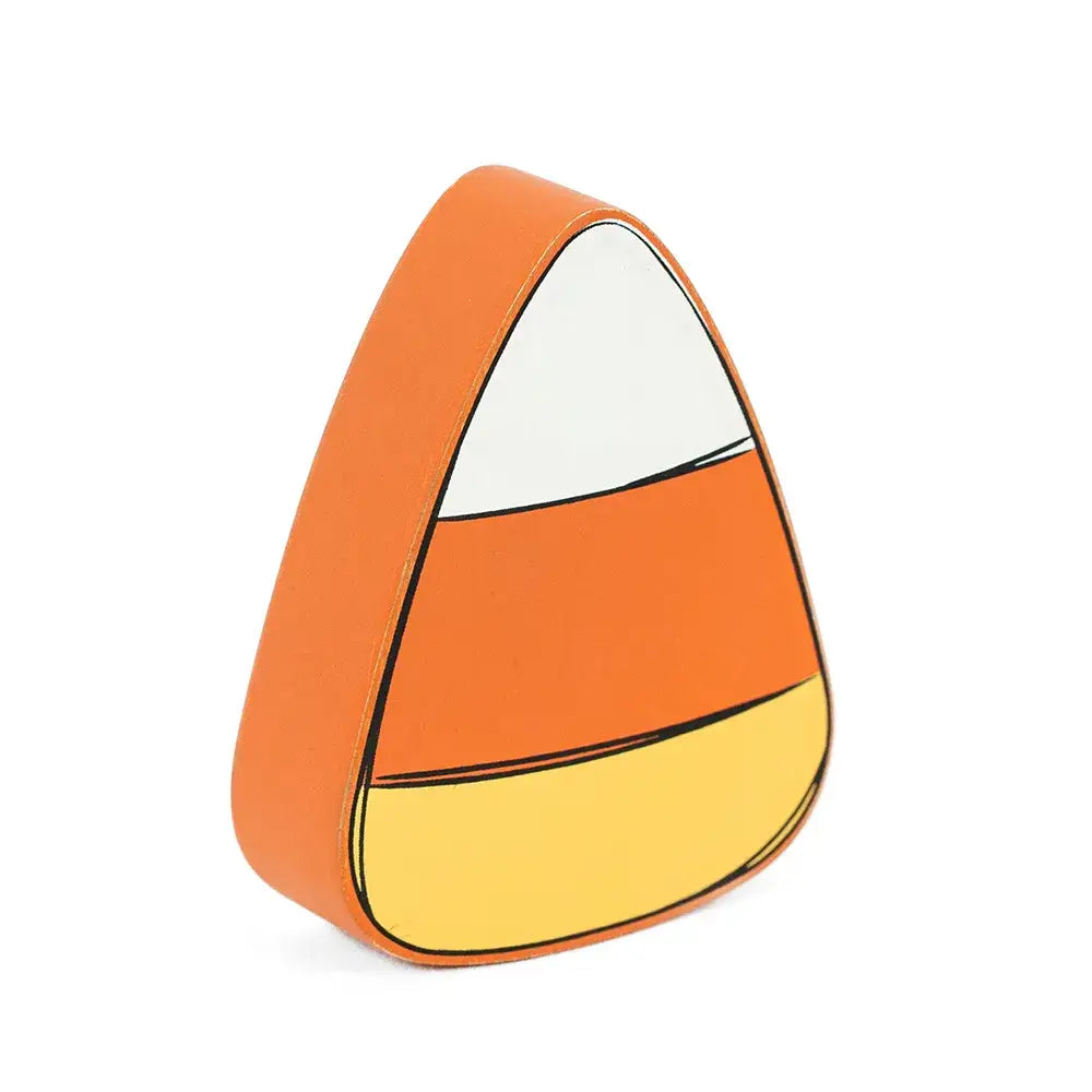 3x5 chunky wood candy corn