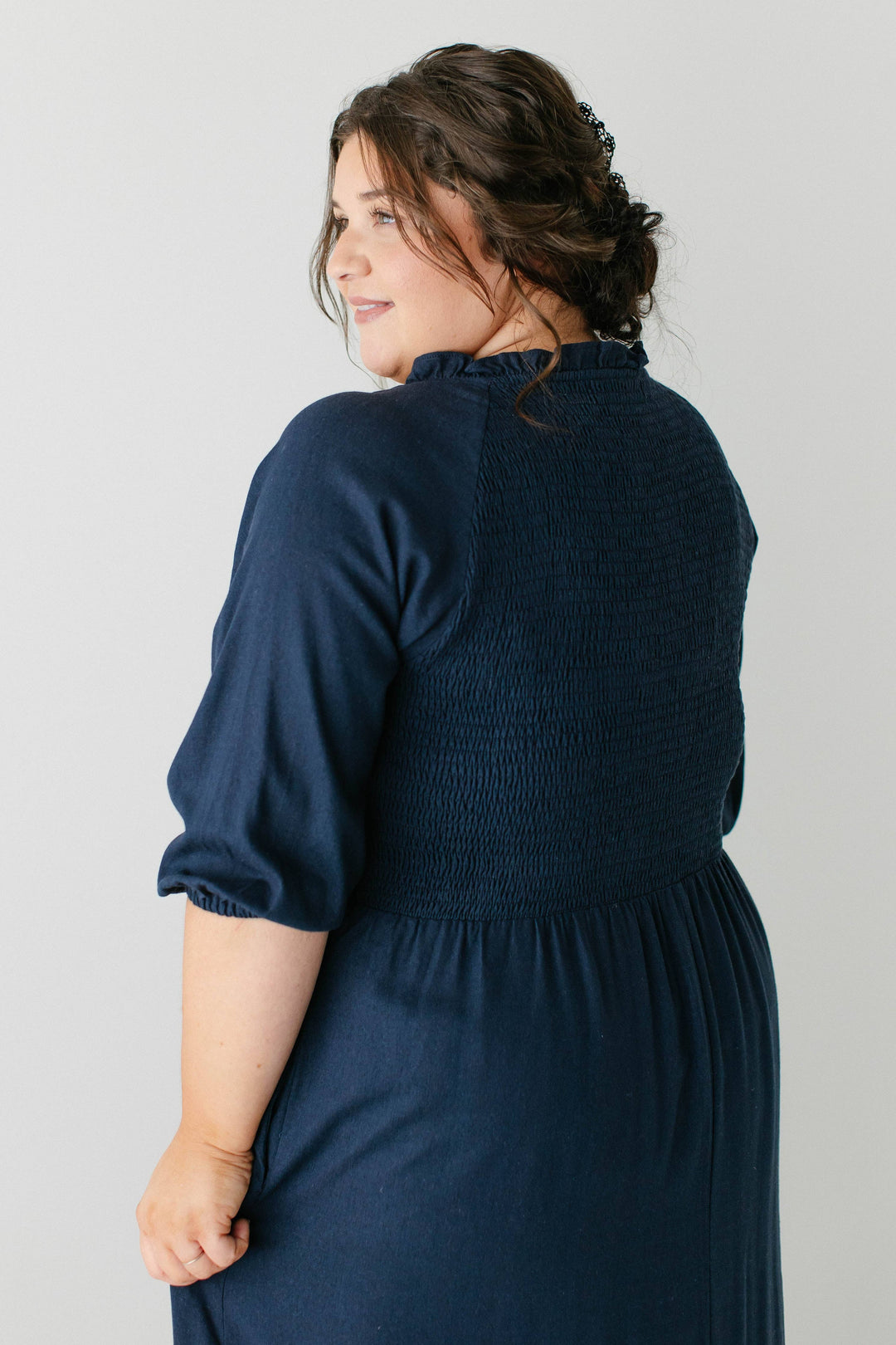 'Kenzi' Ruffle Detail Maxi Dress