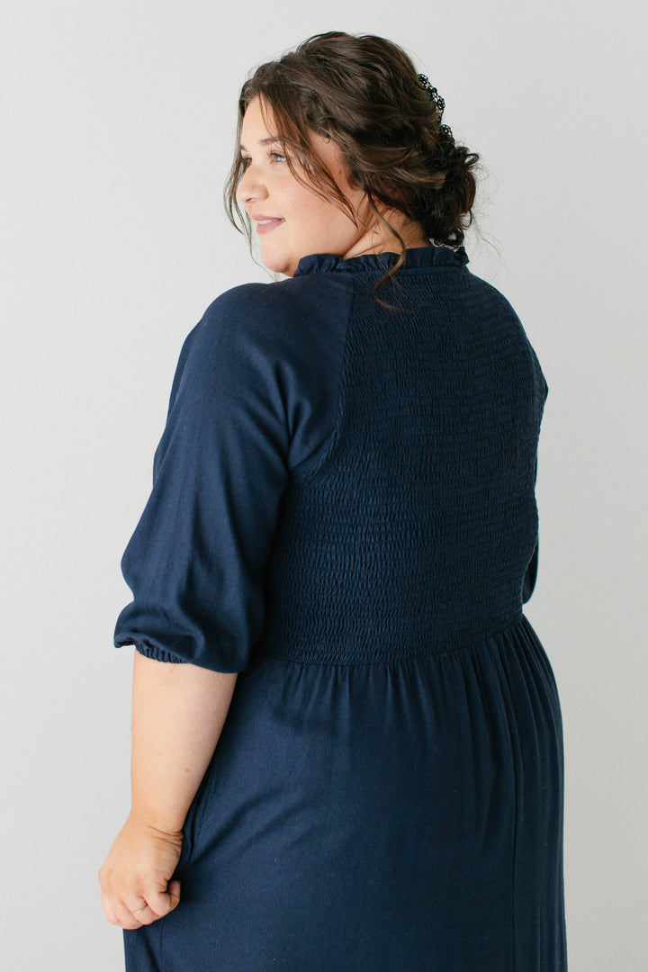 'Kenzi' Ruffle Detail Maxi Dress