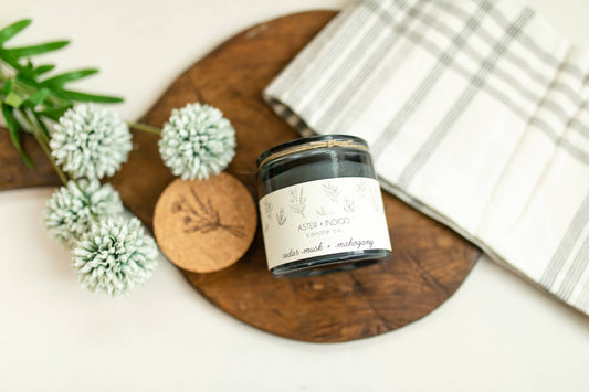 Cedar Musk + Mahogany | Soy Candle