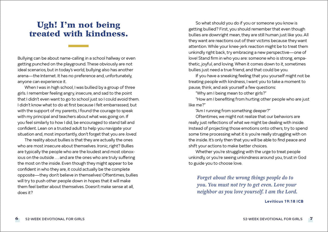 52-Week Devotional for Girls