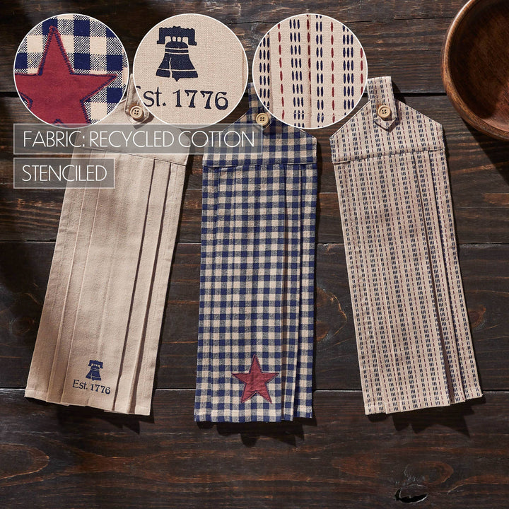 My Country Button Loop Tea Towel