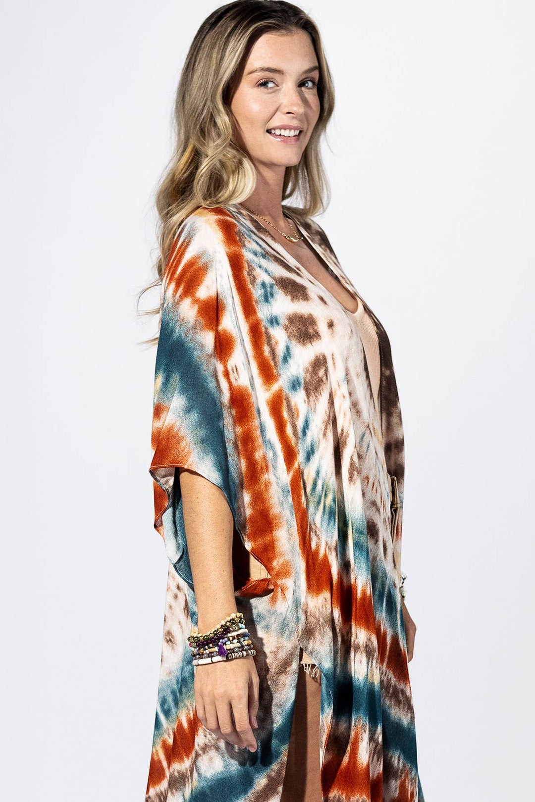 Sunburst Tie-Dye Kimono