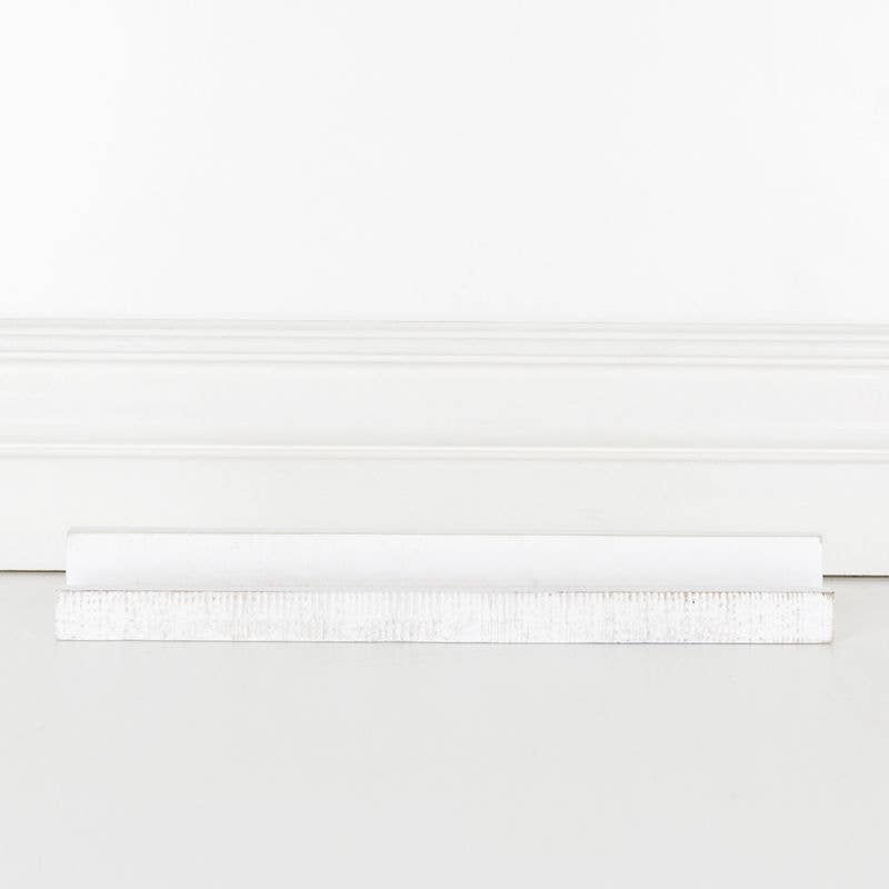 15381 - 12x.75x1 wd tile stnd (LEDGIE) white LETTERBOARD