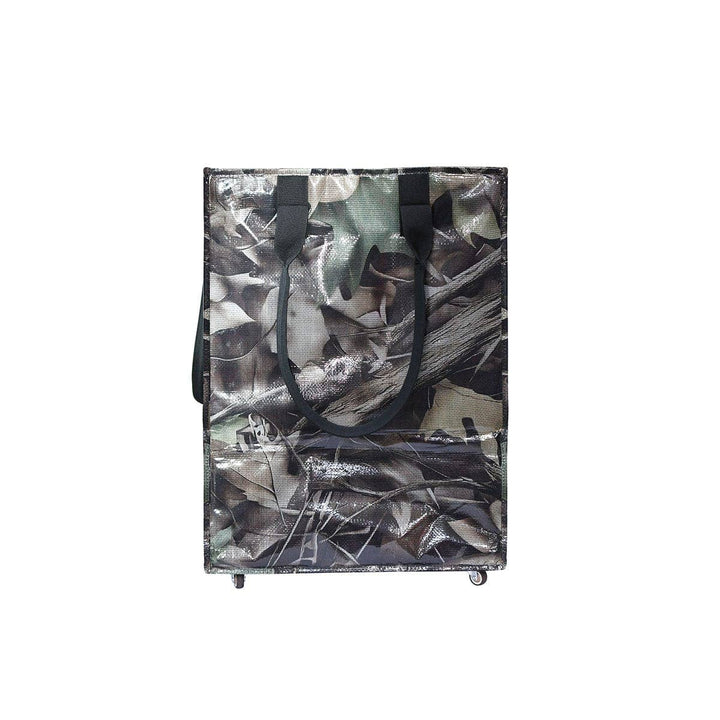 Foldable Rolling Shopping Bag with Neoprene Handle