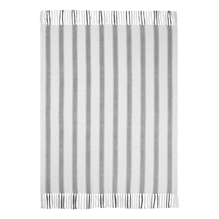 Grace Grain Sack Stripe Woven Throw 50x60