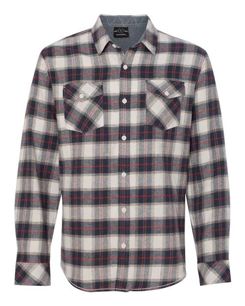 Yarn-Dyed Long Sleeve Flannel Shirt