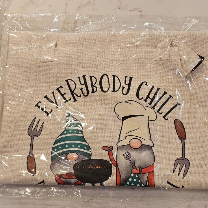 Everybody Chill Dad is on the grill