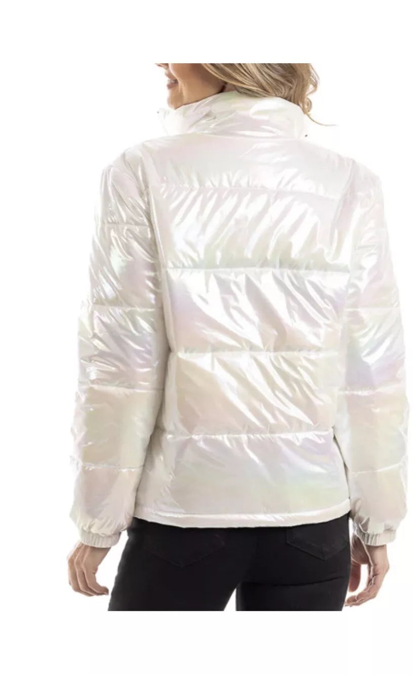 Katydid Iridescent Lightweight Puffer Jacket